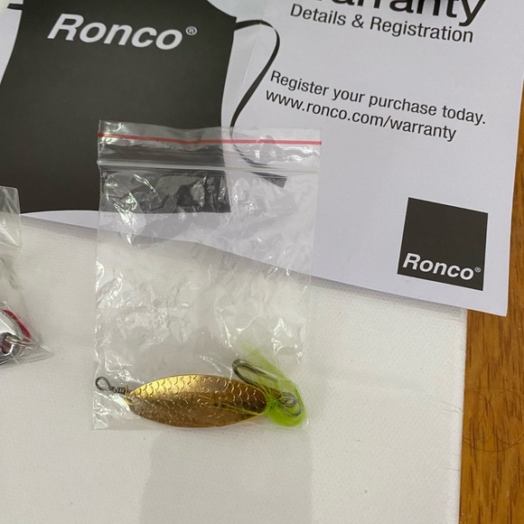 FISHING NIB Ronco Spin Casting Pocket Fisherman Glove Compartment As Seen On TV - Picture 7 of 14